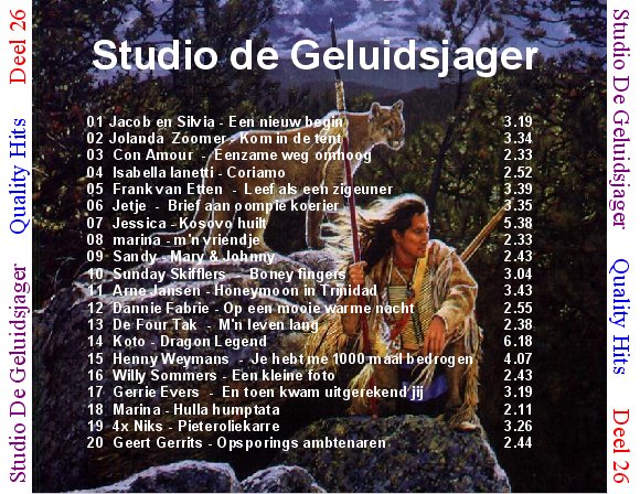 Quality Hits  Geluidsjager Deel 26 : Back
